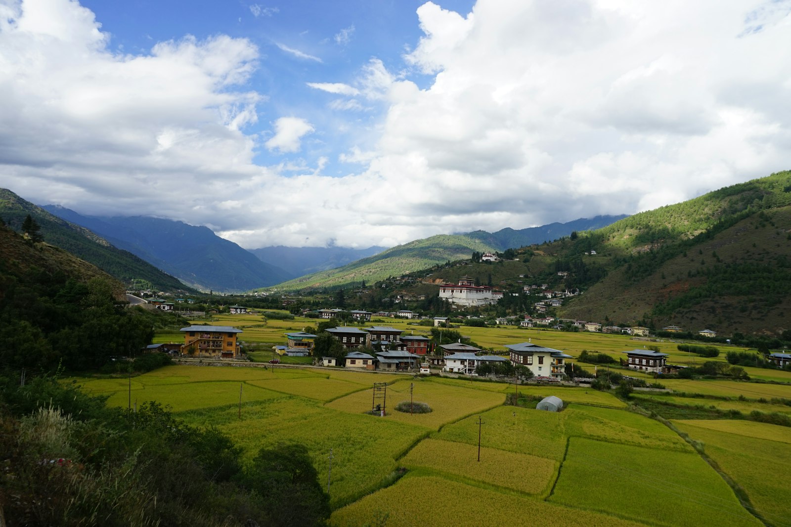 ป้อมซองรินปุงและพิพิธภัณฑสถานแห่งชาติเหนือนาข้าวในหุบเขาพาโร