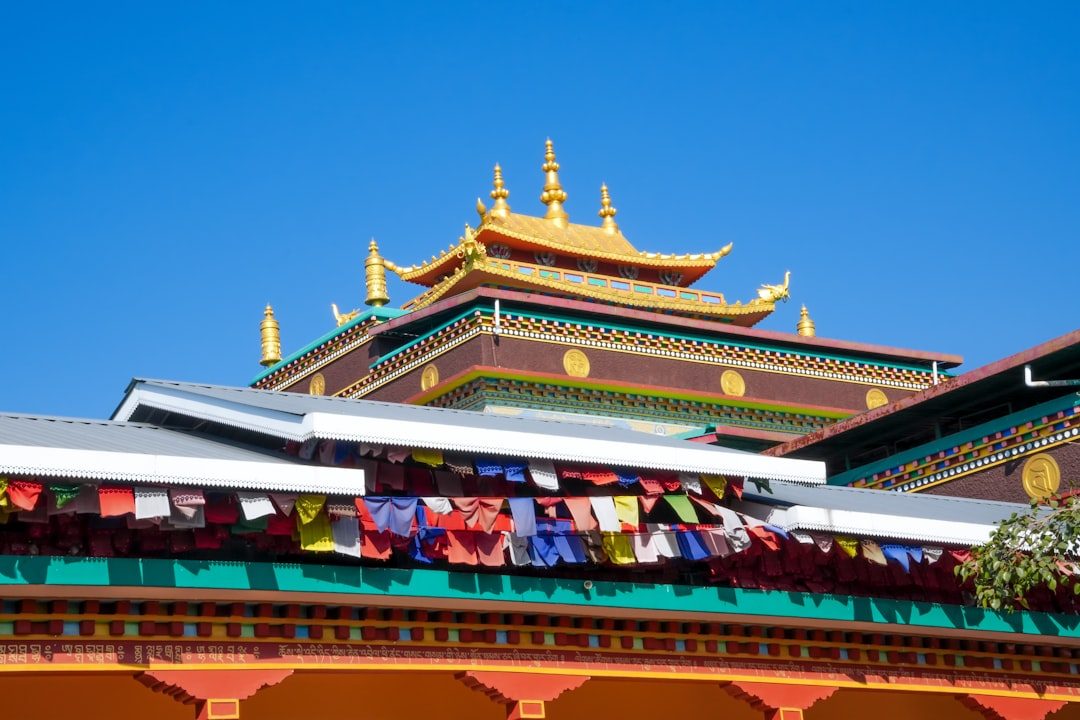 Prayer flags in Bodh Gaya