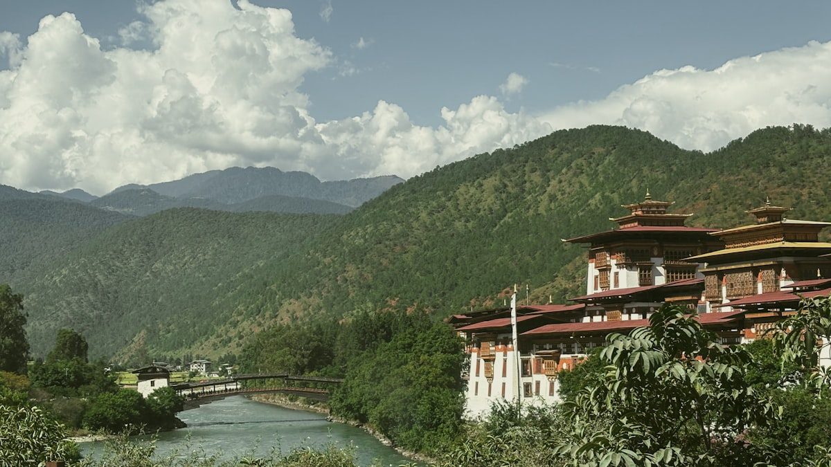 Rinpung Dzong and the Paro valley, Bhutan