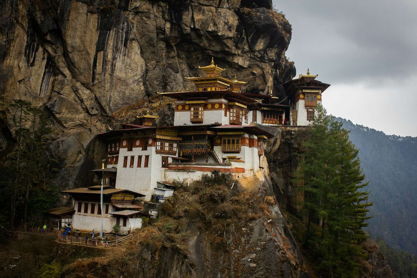 Paro Taktsang, the Tiger's Nest monastery — Bhutan Airlines destination Paro, Bhutan