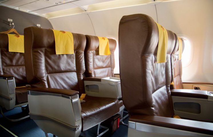 Bhutan Airlines cabin interior